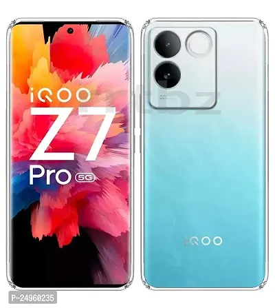 Stylish Silicon Back Cover Compatible For Iqoo Z7 Pro 5G / Vivo T2 Pro 5G-thumb2