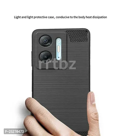 Rrtbz Soft Armor Back Case Compatible For Infinix Hot 30 5G -Black-thumb4