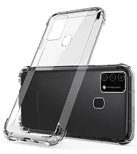 RRTBZ Transparent Soft Silicone TPU Flexible Back Cover Compatible for Samsung Galaxy M31 / Samsung Galaxy F41-thumb2