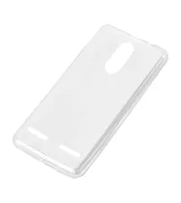 RRTBZ Transparent Silicon Soft TPU Slim Back Case Cover Compatible for Lenovo K6 Power with Data Cable-thumb1