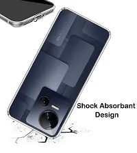 RRTBZ Soft Back Case Cover Compatible for Tecno Spark 10 5G (Transparent TPU)-thumb4