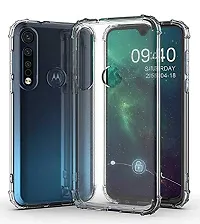 RRTBZ Soft Silicon Transparent TPU Case Cover Compatible for Motorola Moto G8 Play-thumb1