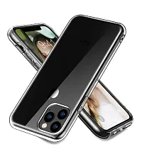 RRTBZ Soft Flexible Silicone Transparent Back Cover Compatible for iPhone 11 Pro-thumb2