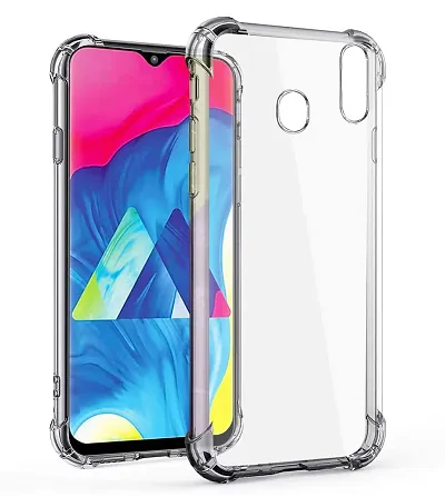 RRTBZ Soft Flexible Transparent Back Cover Compatible for Samsung Galaxy M20