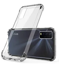 RRTBZ Transparent Soft Silicone TPU Flexible Back Cover Compatible for Vivo Y12s / Vivo Y20 / Vivo Y20i-thumb1