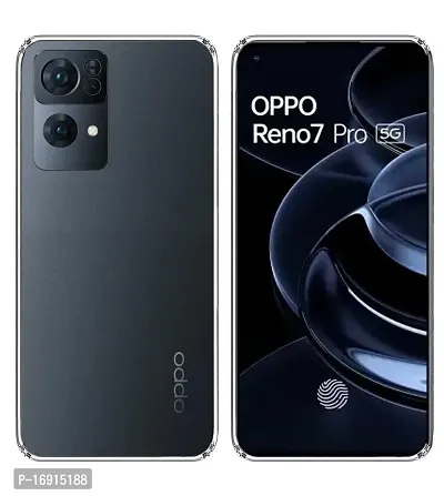 RRTBZ Transparent Soft Silicone TPU Flexible Back Cover Compatible for Oppo Reno7 Pro 5G with OTG Adapter-thumb2