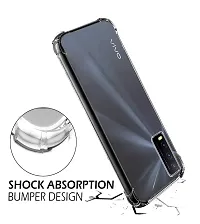 RRTBZ Transparent Soft Silicone TPU Flexible Back Cover Compatible for Vivo Y12s / Vivo Y20 / Vivo Y20i-thumb2