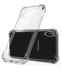 RRTBZ Transparent Soft Silicone TPU Flexible Back Cover Compatible for Samsung Galaxy M01-thumb1