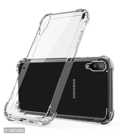 RRTBZ Transparent Soft Silicone TPU Flexible Back Cover Compatible for Samsung Galaxy M01-thumb2