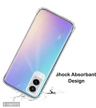 RRTBZ Soft Silicone Flexible Side Transparent Back Cover Compatible for Vivo V21e 5G-thumb4