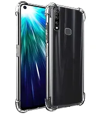 RRTBZ Soft Silicon Transparent TPU Case Cover Compatible for Vivo Z1Pro with Data Cable and Earphone-thumb1