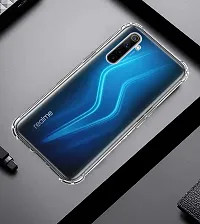 RRTBZ Transparent Soft Silicone TPU Back Cover Compatible for Realme 6 Pro-thumb1