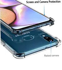 RRTBZ Soft Flexible Silicone Transparent Back Cover Compatible for Samsung Galaxy A10s-thumb2