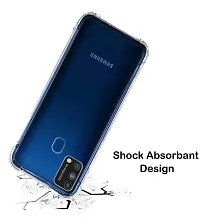 RRTBZ Transparent Soft Silicone TPU Flexible Back Cover Compatible for Samsung Galaxy M31 / Samsung Galaxy F41-thumb3