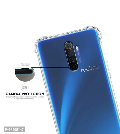 RRTBZ Soft Silicone Flexible Side Transparent Back Cover Compatible for Realme X2 Pro-thumb4