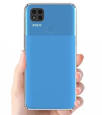 RRTBZ Transparent Soft Silicone TPU Flexible Back Cover Compatible for Poco C31 / Redmi 9 Activ-thumb3