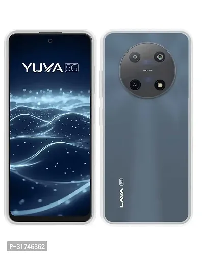 Soft Silicone TPU Back Cover Compatible for Lava Yuva 5G-thumb2