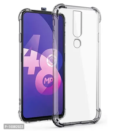 RRTBZ Soft TPU Transparent All Sides Protection Back Case Cover Compatible for Oppo F11 Pro