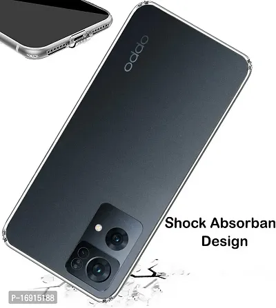 RRTBZ Transparent Soft Silicone TPU Flexible Back Cover Compatible for Oppo Reno7 Pro 5G with OTG Adapter-thumb4