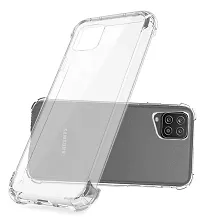 RRTBZ Transparent Soft Silicone TPU Flexible Back Cover Compatible for Samsung Galaxy A12-thumb2