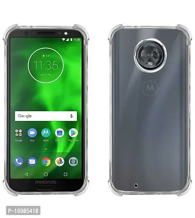 RRTBZ Transparent TPU Case Compatible for Motorola Moto G6 Play