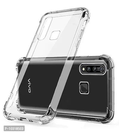 RRTBZ Back Cover Case Compatible for Vivo Z1Pro Case Cover [Protective + Anti Shockproof CASE] Back Cover Case -Vivo Z1Pro Transparent Case-thumb3