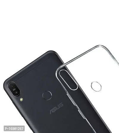 RRTBZ Soft Silicone Transparent Back Cover Compatible for Asus Zenfone Max Pro (M1)-thumb2