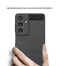 Stylish Silicon Back Cover Compatible For Samsung Galaxy A05S -Black-thumb3