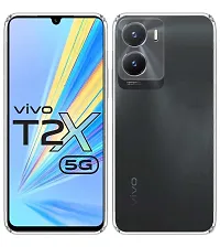 RRTBZ Soft Back Case Cover Compatible for Vivo T2x 5G (Transparent TPU)-thumb1