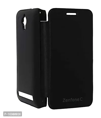 RRTBZ Flip Cover Case Compatible for Asus Zenfone C -Black-thumb2