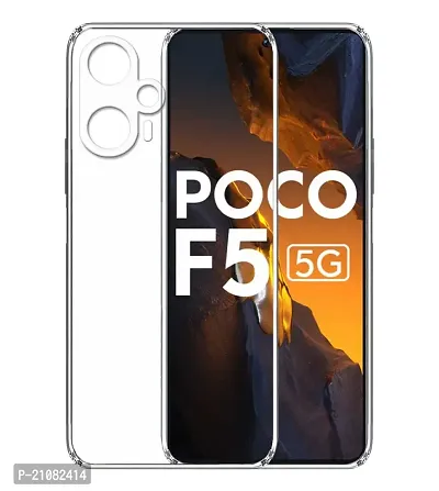 RRTBZ Soft TPU Back Cover Compatible for Poco F5 5G