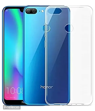 RRTBZ Soft Silicone TPU Transparent Clear Back Case Cover Compatible for Huawei Honor 9N