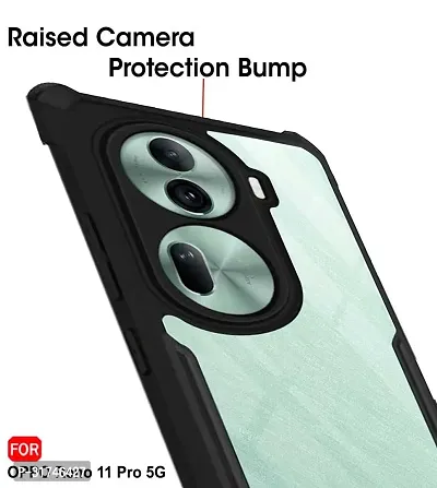 Eagle Back Case Cover PC,TPU Compatible for Oppo Reno 11 Pro 5G 5G -Black-thumb4