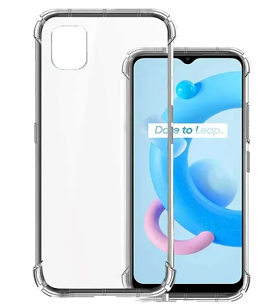 RRTBZ Transparent Soft Silicone TPU Flexible Back Cover Compatible for Realme C20