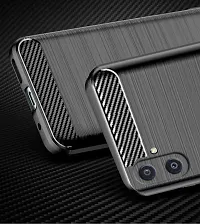 Stylish Silicon Back Cover Compatible For Samsung Galaxy A05 -Black-thumb4