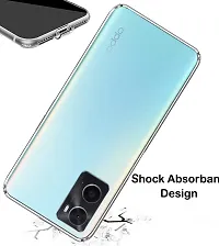 RRTBZ Transparent Soft Silicone TPU Flexible Back Cover Compatible for Oppo A76 / Oppo A96 with OTG Adapter-thumb3