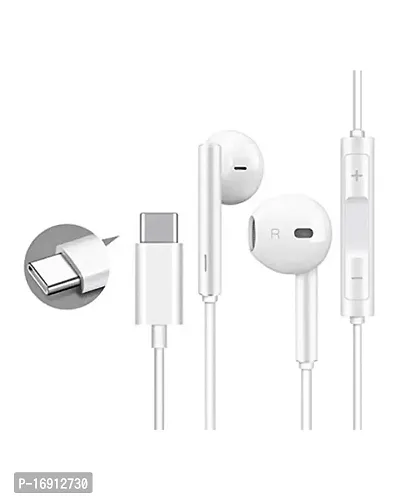 RRTBZ Type C Earphones Earphone with Type C Port Compatible with OnePlus, Oppo, Vivo, Redmi (Not Supported in Samsung Phones)-thumb3