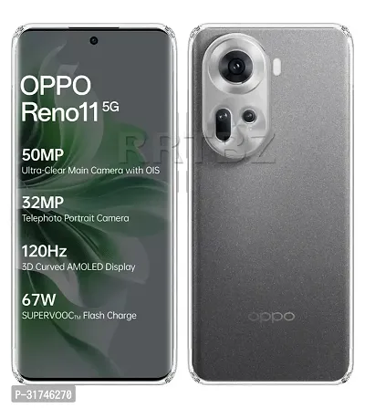 Soft Silicone TPU Back Cover Compatible for Oppo Reno 11 5G-thumb3