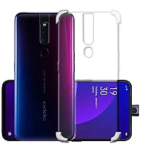 RRTBZ Oppo F11 Pro Case Back Cover [Drop Defense Series] Full Body Protective Soft Phone Mobile Cover with Screen Camera Protection Compatible for Oppo F11 Pro (Transparent)-thumb1