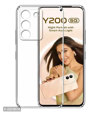 Rrtbz Soft Tpu Back Cover Compatible For Vivo Y200 5G