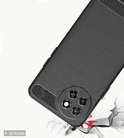 Classic Soft Armor Back Case Compatible For Itel S23 , Black-thumb4