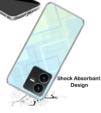 RRTBZ Transparent Soft Silicone TPU Flexible Back Cover Compatible for Vivo Y22-thumb4