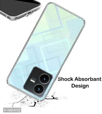 RRTBZ Transparent Soft Silicone TPU Flexible Back Cover Compatible for Vivo Y22-thumb5