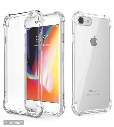 RRTBZ Soft Flexible Silicone Transparent Back Cover Compatible for iPhone 8 Plus/iPhone 8+ / iPhone 7 Plus/iPhone 7+-thumb2