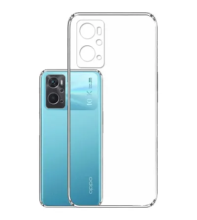 RRTBZ Transparent Soft Silicone TPU Back Cover Compatible for Oppo K10 4G