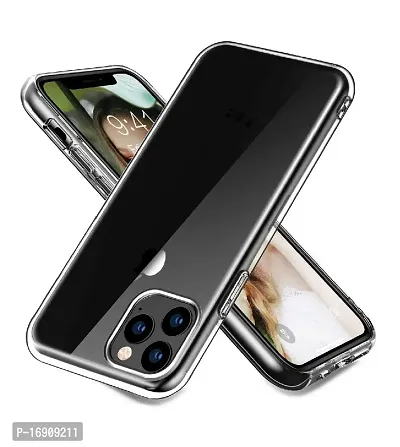 RRTBZ Transparent Soft Silicone TPU Flexible Back Cover Compatible for iPhone 11 Pro-thumb3