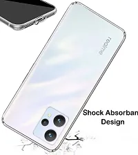 RRTBZ Soft TPU Transparent Back Case Cover Compatible for Realme 9 with Screen Guard-thumb3