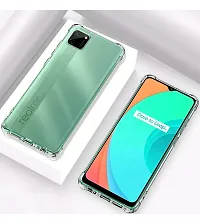 RRTBZ Soft TPU Transparent All Sides Protection Back Case Cover Compatible for Realme C11-thumb1