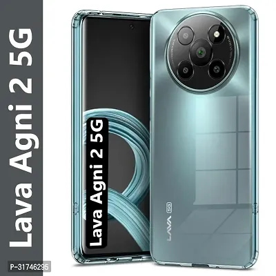 Soft Silicone TPU Back Cover Compatible for Lava Agni 2 5G-thumb2