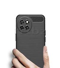 Classic Soft Armor Back Case Compatible For Itel S23 , Black-thumb4